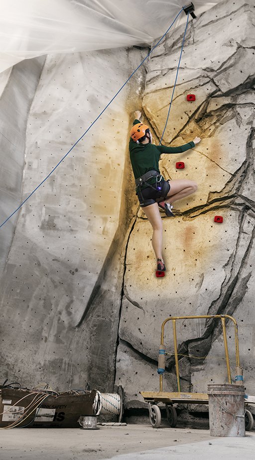 BCAlumni's tweet photo. Are you ready for the rock wall inside @BostonCollege’s Margot Connell Recreation Center? Here’s a sneak peak of the actual wall, with some Photoshop help to show you what it will be like to climb it! https://t.co/wNe6etniYm #Margots #WeAreBC https://t.co/JUOdS5K0HH