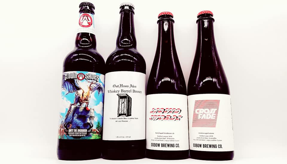 We weren't #able to do a #brewsday post, but the wait paid off with a fresh #SoS: stack of sunshine! Grab some of these cute cans for your #blueberryboyfriend or #misguidedangel, but don't wait: #combover before they #crossfade away. #craftbeer #drinklocal #vacationlandNH