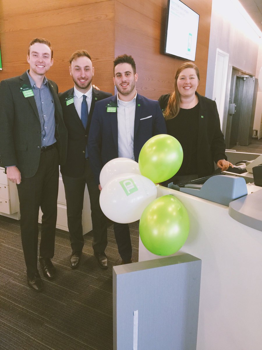 OSemeda's tweet photo. Congratulations Tasso on your 1 year anniversary with TD! More years to come your way! #TD #BG https://t.co/f4EMknUVue