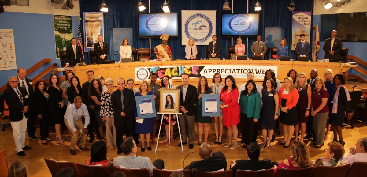 MDCPS's tweet photo. Honoring the late Mary Ann Gil-Alonso, a.k.a “Wonder Woman,” for her transformative educational leadership and selfless dedication to her students, staff, and peers at @MDCPS. #MDCPSinspires https://t.co/GLsjP1VwNu