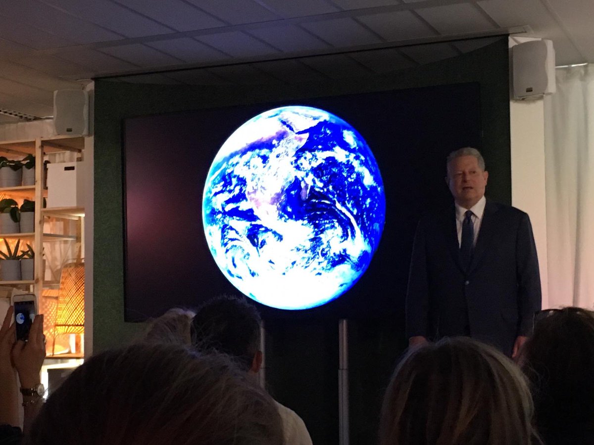 Most persuasive argument have come from Mother Nature, the consequences are obvious <a href="/IKEAFoundation/">IKEAfoundation</a> #IKEA <a href="/algore/">Al Gore</a>