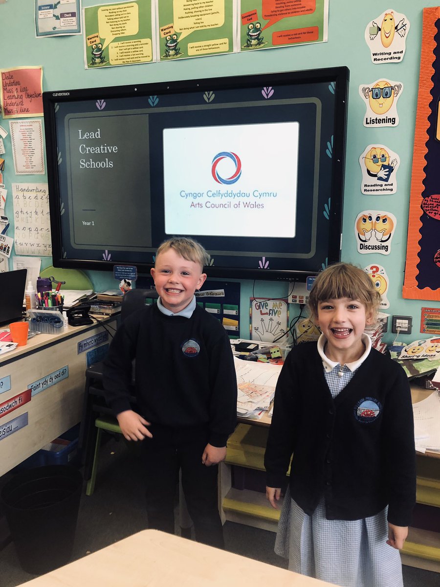 MillbankPrimary's tweet photo. These two cheeky ones taking Inset tonight. #leadcreative school @EggSeeds https://t.co/4hYAMZfp6o