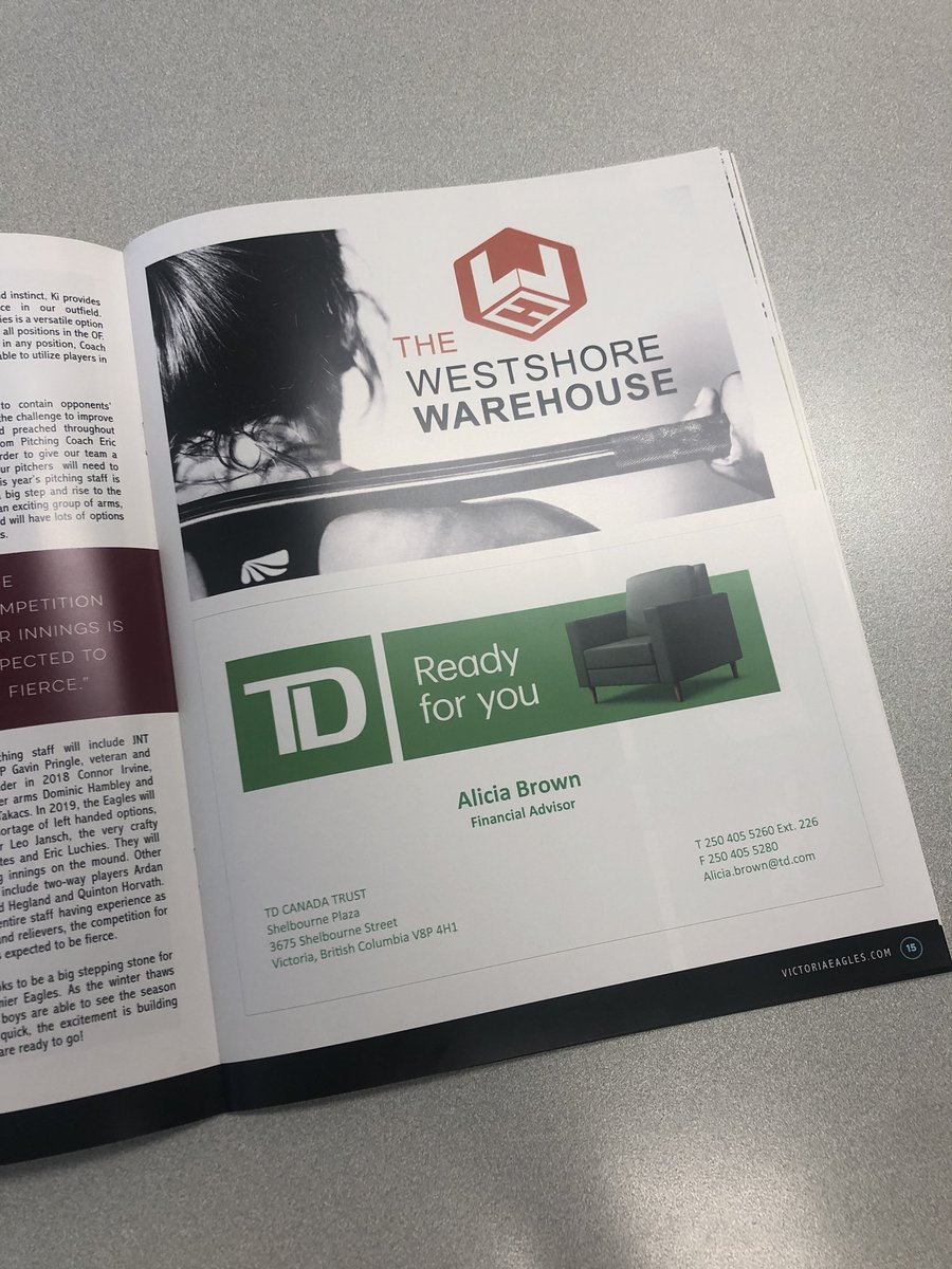 #TD supporting <a href="/VictoriaEagles/">Victoria Eagles Baseball Club</a> Baseball Team! Check out that awesome spread!! #GoEaglesGo #TDPlayPacific #ReadyForYou