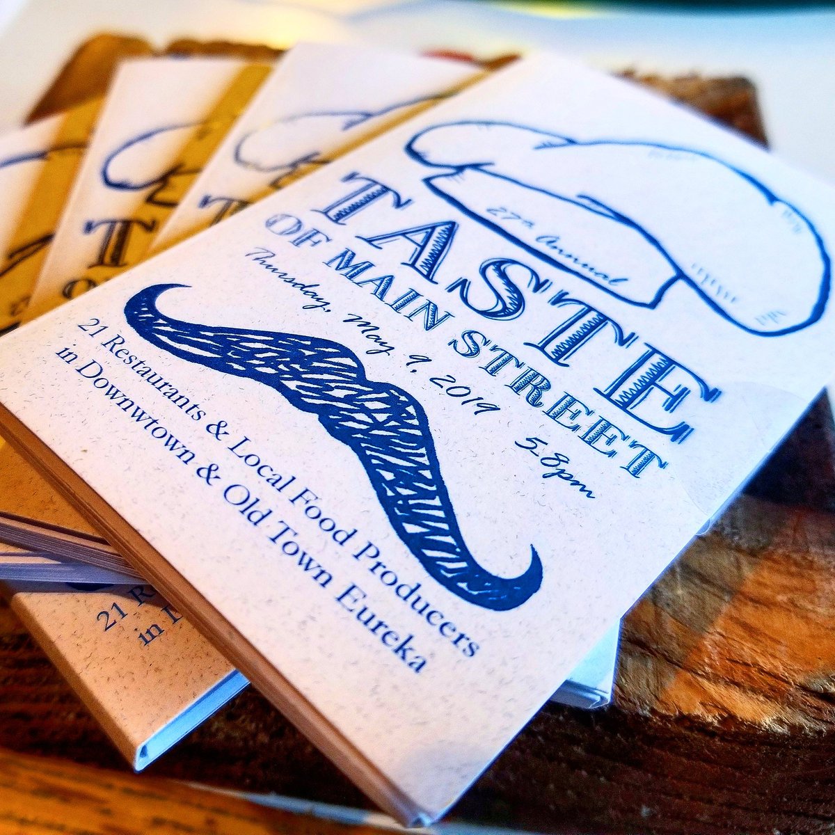 Sabina and LaRock are giving away 2pairs of #tasteofmainstreet books during the changeover. Thnks to  <a href="/EkaMainStreet/">Eureka Main Street</a> for putting on tomorrow's gastro extravaganza! If won, these will have to be picked up at our Ferndale studios!
#humboldtmade #humboldtcounty #humboldt #eureka