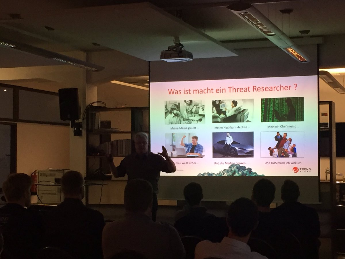 KathiSlz's tweet image. Let&apos;s start with @MartinRoesler at today&apos;s #TrustinTechCGN 
Topic today: FTR and #Cybercrime Defense

#TrustinTech