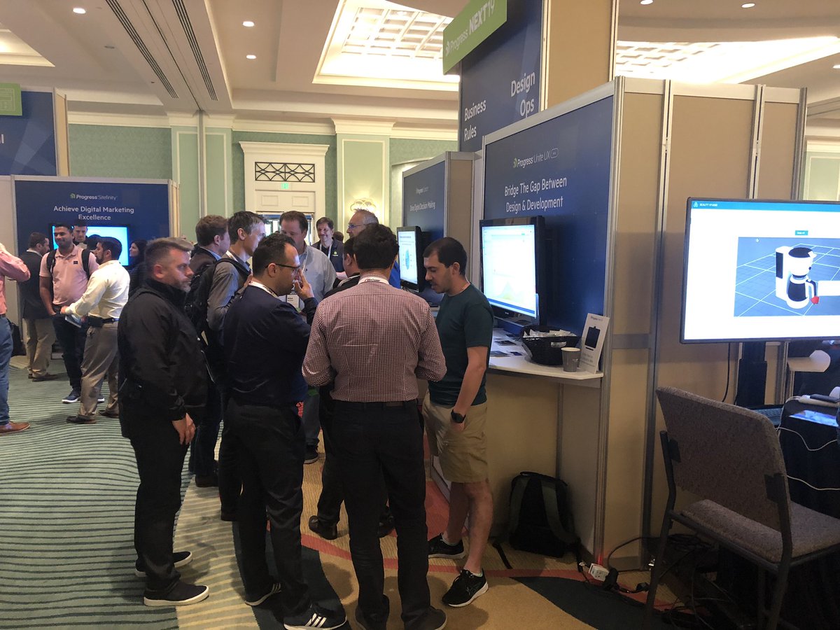 atanasovg's tweet photo. @ProgressSW #UniteUX is constantly crowded! Great job @rpkirilov @svetlinnikolaev @dlevy #ProgessNEXT19 https://t.co/sWRS5dGMKt