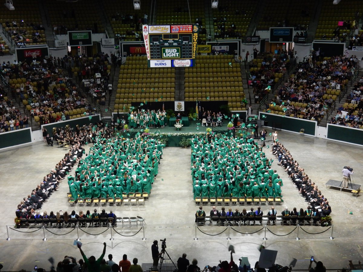 MiyukiThompson's tweet photo. 🐯Class 2019 Slidell High School graduation ! Congratulation everyone ! 🐯 https://t.co/XUicBKMMra