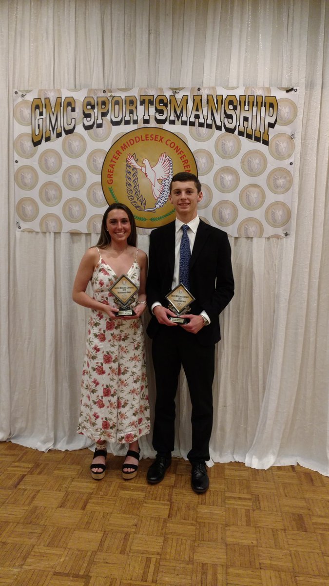 GoJaysAthletics's tweet photo. Congratulations to Bridget McCrone and John Dickey who were selected as GMC Sportsmanship Award winners! https://t.co/AeCEpfvdyC