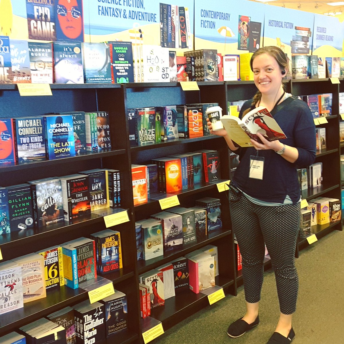 BNMcKinleyMall's tweet photo. From now until June 30th, bring in a copy of your K-12 summer reading list to our Customer Service Desk and receive a FREE tall hot or iced coffee from BN Cafe! #bestBNinBuffalo #SummerReading #freecaffeine https://t.co/5Z00psJ0Ex
