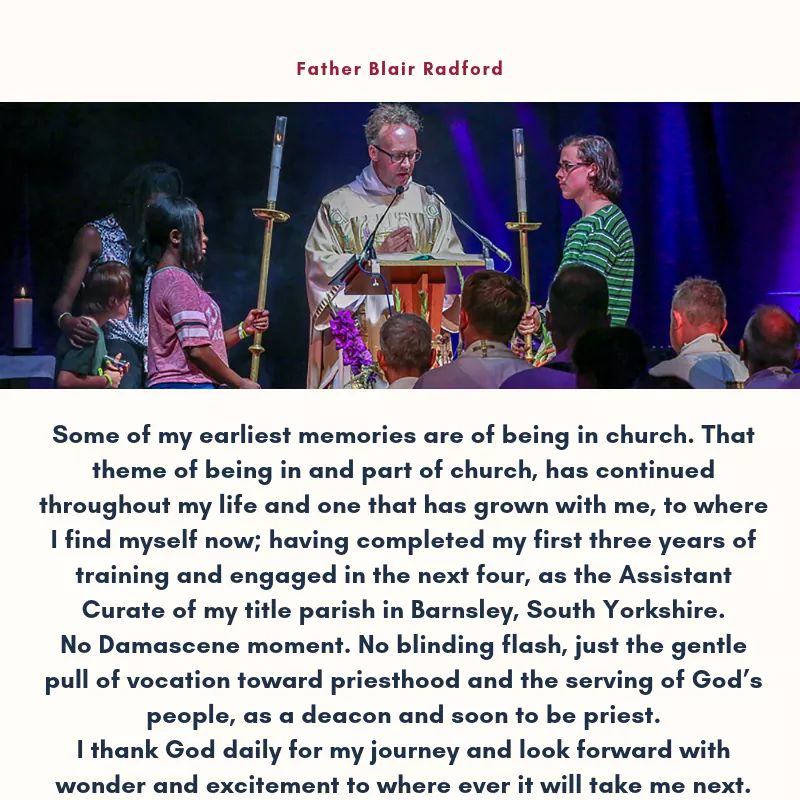 Please pray for Fr Blair Radford as he prepares for his ordination to the priesthood on 13 July, and thanks to him for sharing his story