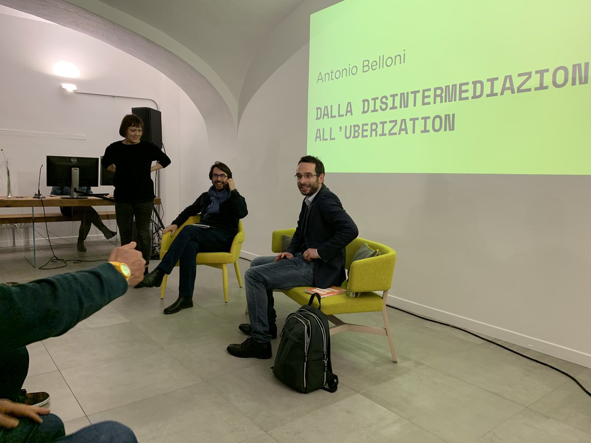 eatpiemonte's tweet image. Con @antoniobelloni1 per parlare di uberizzazione al Circolo del Design di Torino #uberization