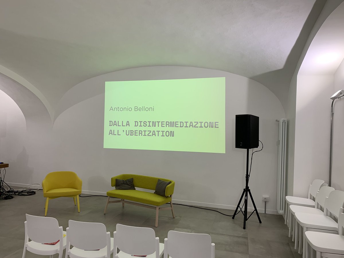 eatpiemonte's tweet image. Con @antoniobelloni1 per parlare di uberizzazione al Circolo del Design di Torino #uberization