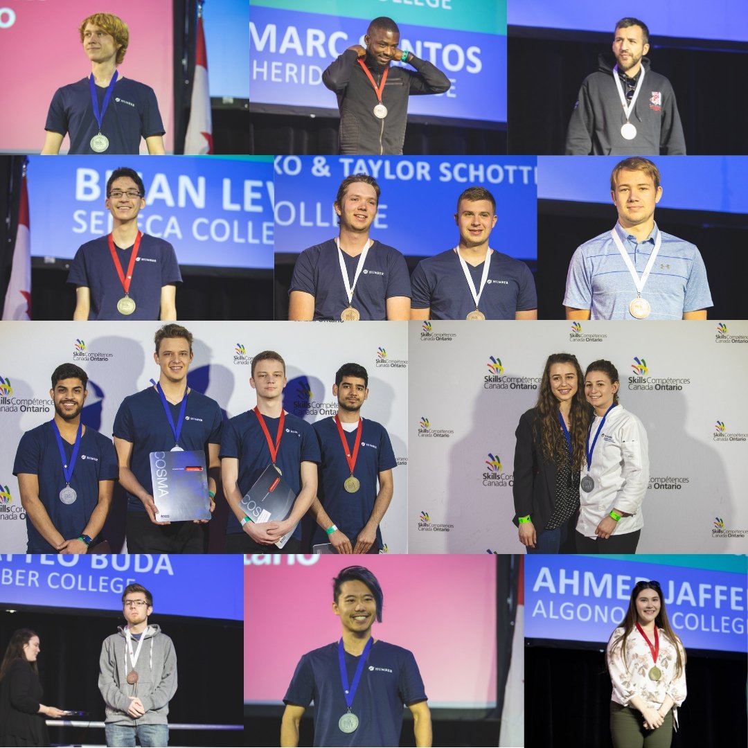 Congratulations to our students who brought home medals from #SkillsON2019 this week 🏅 We are proud to see your hard work and dedication recognized as you continue your journey in #skilledtrades 👏 More information about the competition wins to follow! <a href="/skillsontario/">Skills Ontario</a>