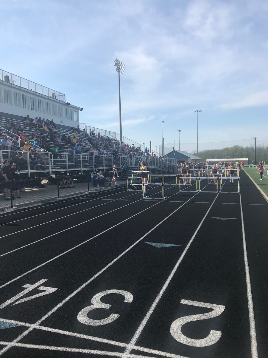 Great atmosphere for County Track! Go Tigers!