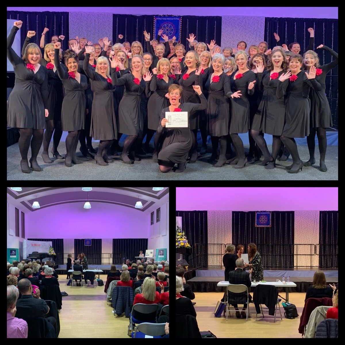 CheshireChord's tweet image. Tonight we competed at the Alderley Edge Music Festival along with a number of other fabulous choirs.We were delighted to win with a score of 90 for an Outstanding Performance! @aefestival100 @SingLABBS 
#champsdeliver #AlderleyEdge #labbs #barbershoplove 🎵 🎶💈🥰