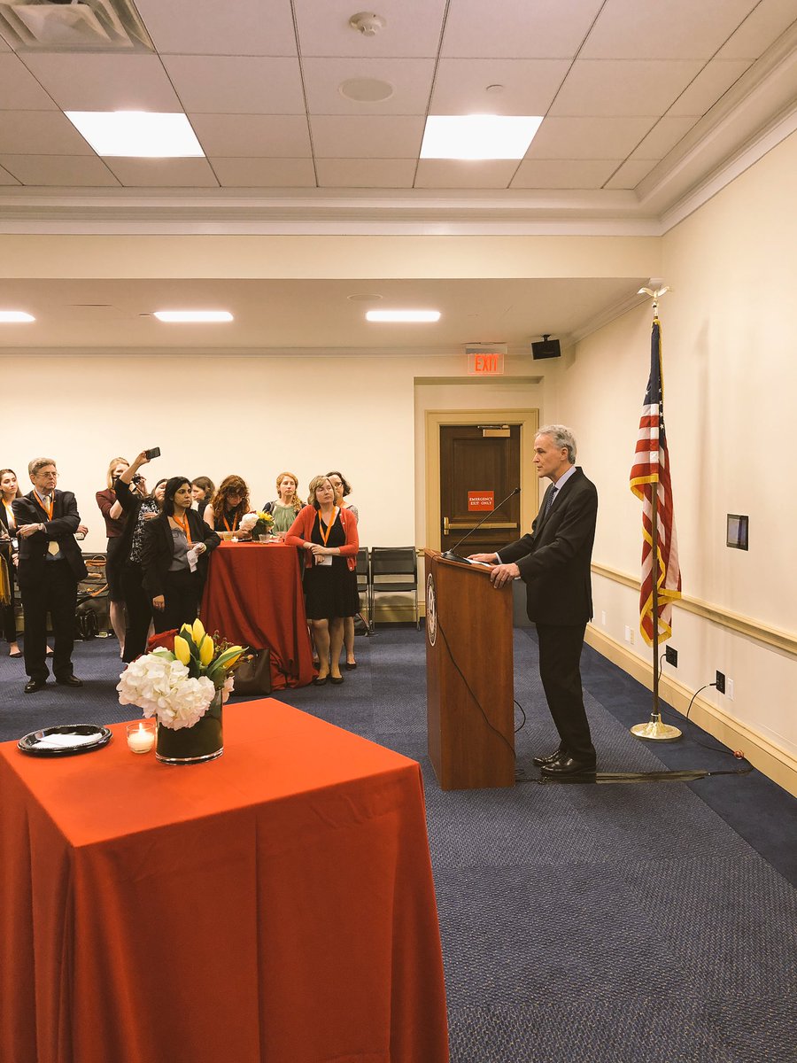 Glad to be joining our friends at @bread4theworld and coalition to celebrate the @USAID multi-sectoral nutrition strategy. Excited to hear @PrincessSarahZR talking @WFP action on mother and child nutrition and @Director_FFP on @USAIDFFP’s lifesaving work. And @beth_dunford! Wow!