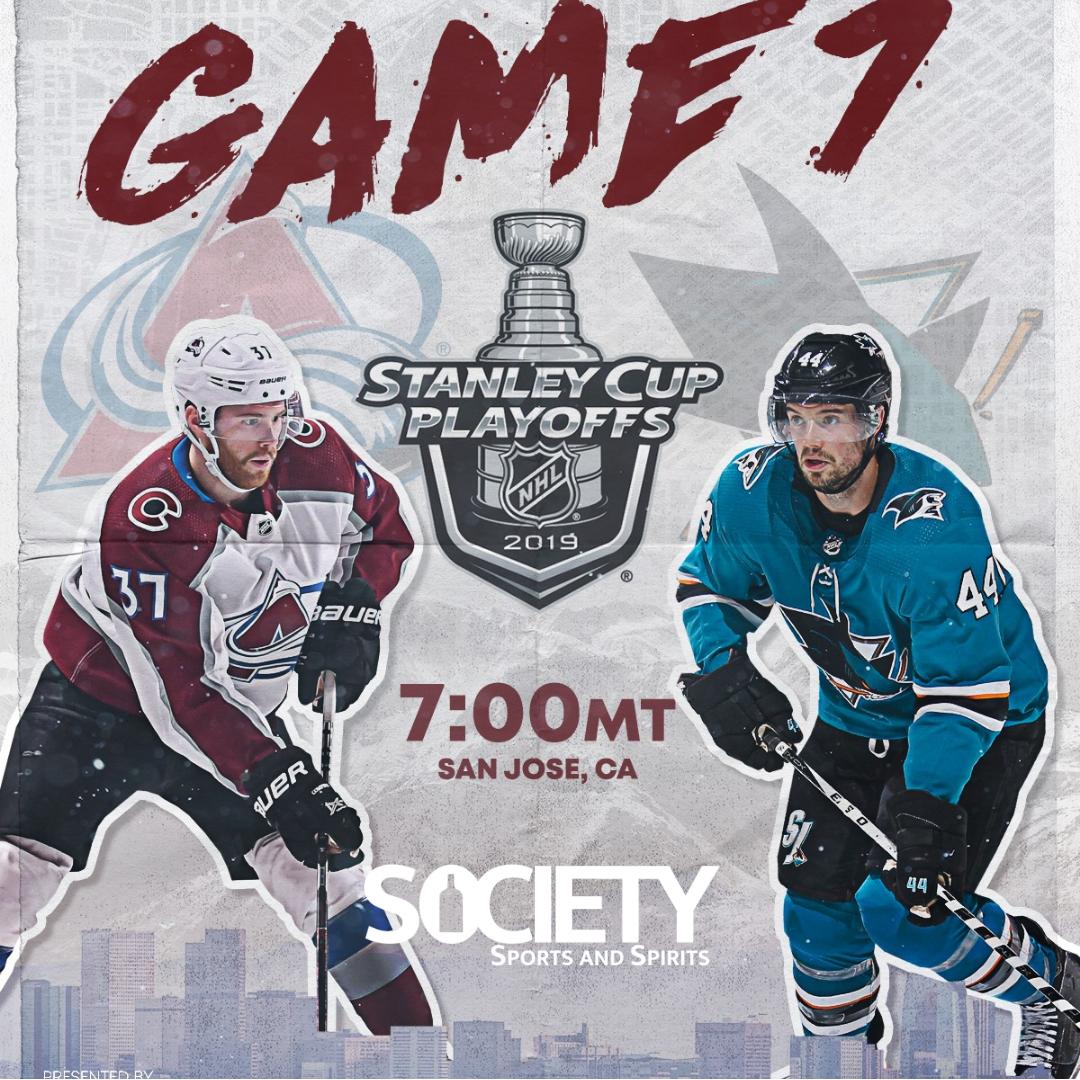 CarpeWhiskey's tweet photo. Avalanche v Sharks Game 7 at Society! Come watch your Avalanche advance to the Conference Finals. #coloradoavalanche #societydenver https://t.co/ND5wG9NQfk