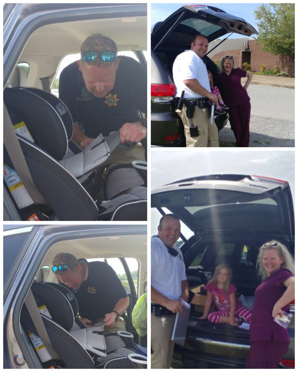 SRO Cutshall (BCES)and SRO McPeak (SSS) going beyond the call of duty to assist parents with a car seat safety check for parents. Thank you so much! <a href="/BoonesCreekElem/">Boones Creek Elem</a> <a href="/WCDE_EPIC/">WCDE EPIC!</a> <a href="/SSESGamecocks/">Sulphur Springs</a> <a href="/WCDE_TN/">WashingtonCoSch TN</a>