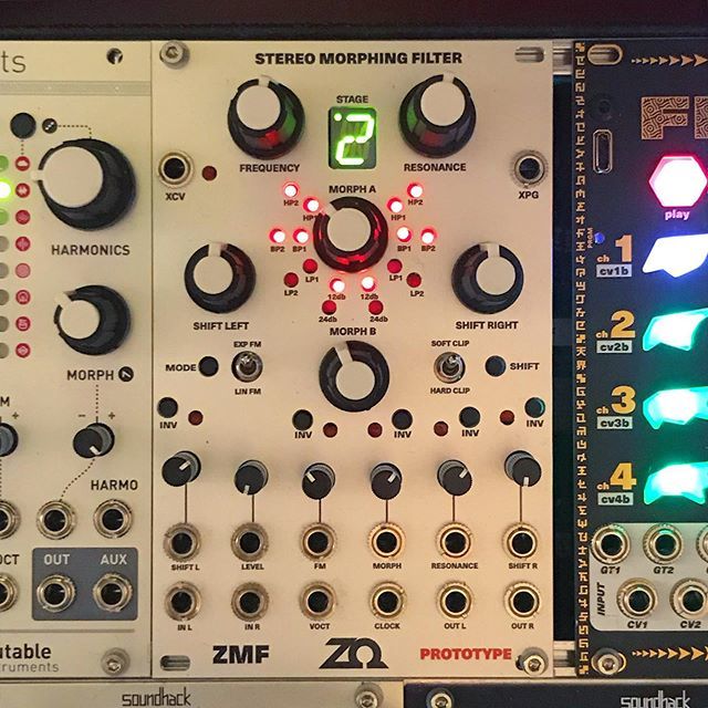 Introducing ZMF: the Zetaohm Morphing Filter. After over 3 years of development, I am proud to share a preview of my latest work. ZMF features four State Variable Filters, two for the left channel, two for the right. 20 internal VCAs are used to provide … bit.ly/2H9qXOy