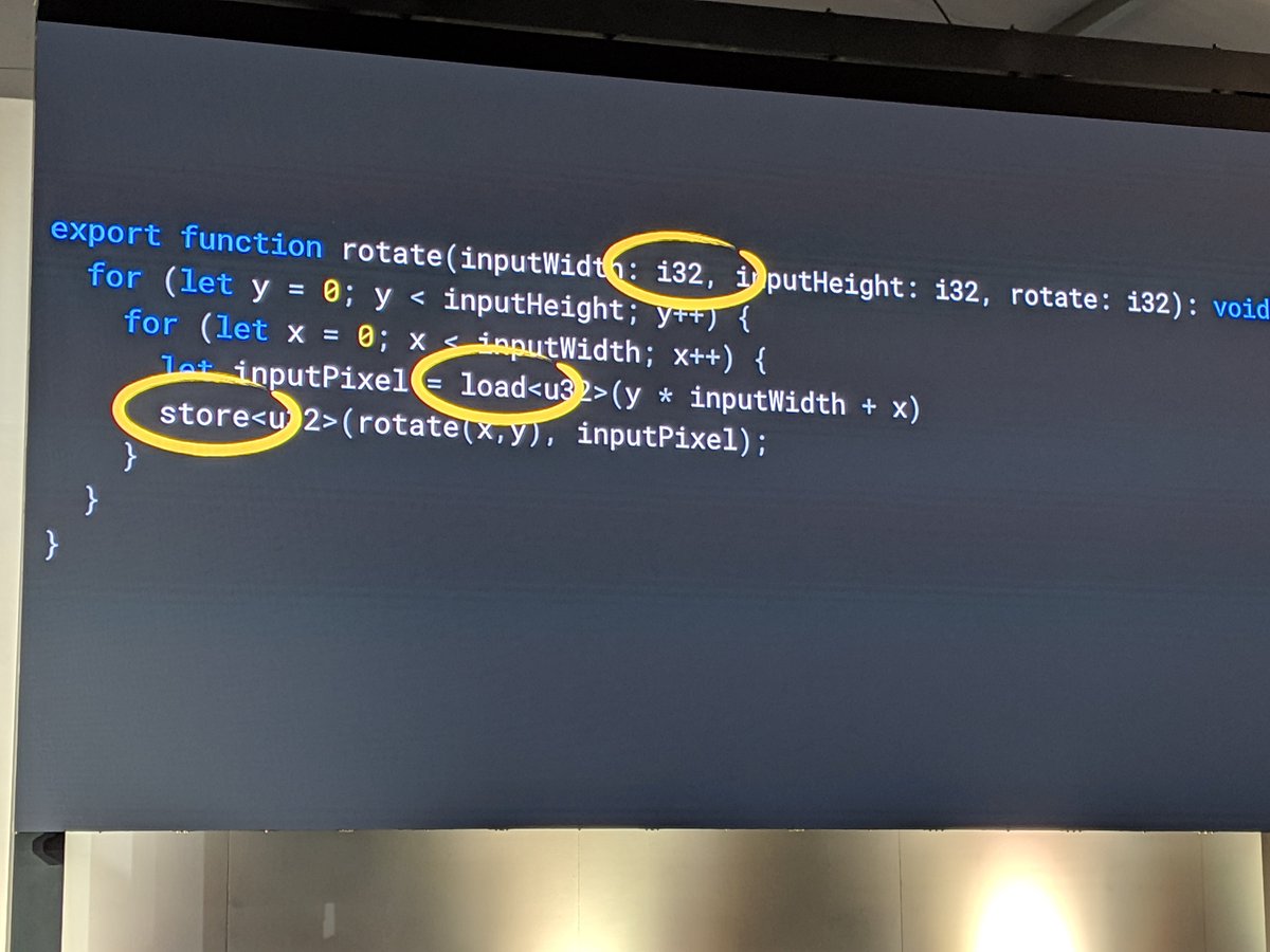 ebidel's tweet image. 🔥Write Web Assembly using Typescript!
Been wanting to dabble in wasm for a while. No C++/Rust required.
github.com/AssemblyScript…. From @DasSurma at #io19