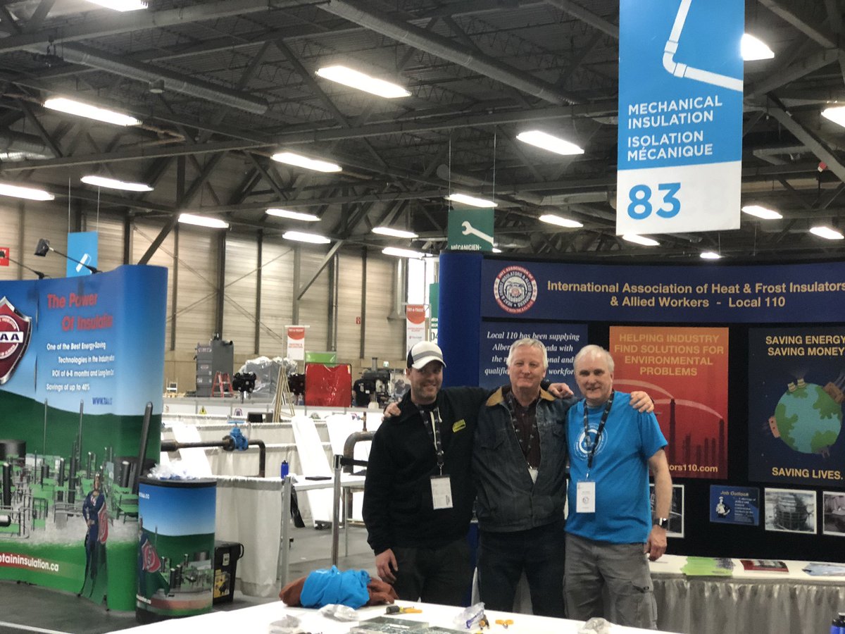 insulators110's tweet photo. Come down to the mechanical insulation booth at #skillsalberta #local110 https://t.co/JOCvvYD8nW