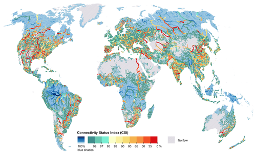 Longest Rivers In The World Map Global Hydrolab On Twitter: "Global Hydrolab Led A Team Of 34 International  Researchers To Produce The First Ever Assessment Of The Location And Extent  Of The Planet's Remaining Free-Flowing Rivers. Among The