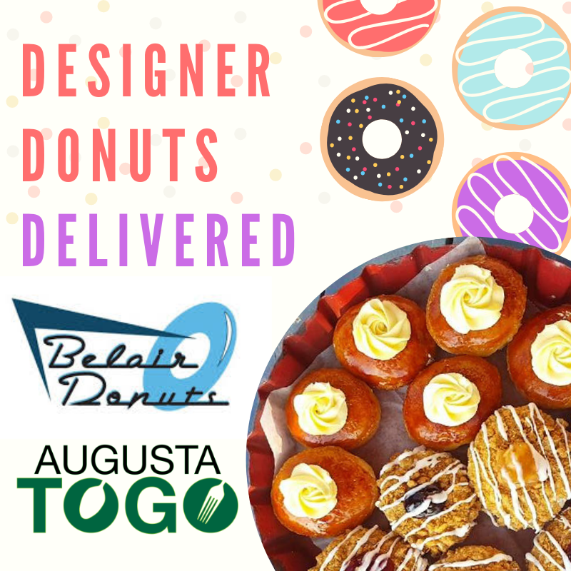 Congratulations to our friends at <a href="/belairdonuts/">Belair Donuts</a> for being recognized as one of the Top 10 Donut Shops in all of GA by GA Magazine! Place your advanced order for Mother's Day before Friday to guarantee your delivery selection. #supportlocal #localeatsdelivered #augustatogo