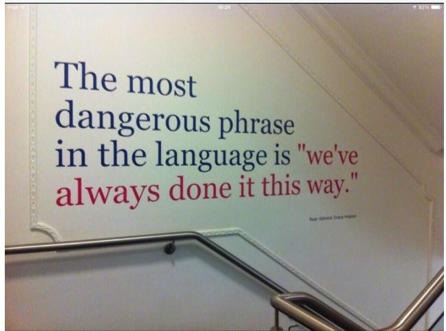 sepsismaggie's tweet photo. Change resistance & Tall poppy syndrome are a reality & they are lethal against innovation!
#innovation #creation #improvement #qualityimprovement #FreedomToMe #change #ThoughtOfTheDay #WednesdayWisdom #acutemedicine #digitalhealth #FOAMed #leadingimprovement #NursingWeek2019 https://t.co/6Wa7t3RyrH