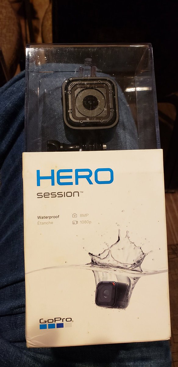 InsprdVisn's tweet photo. Already enjoying the Social Shake Up, but the @stackla team just made my day. Won the gopro raffel! #SSU2019 https://t.co/M1j1KLpZPm