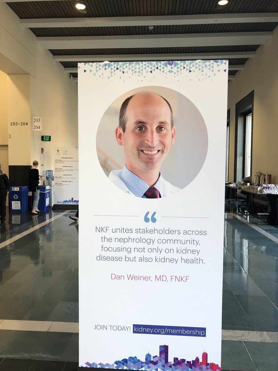 When you walk into your conference and see @dwein003 staring at you. #nkfscm2019 #nkf #tuftsnephrology