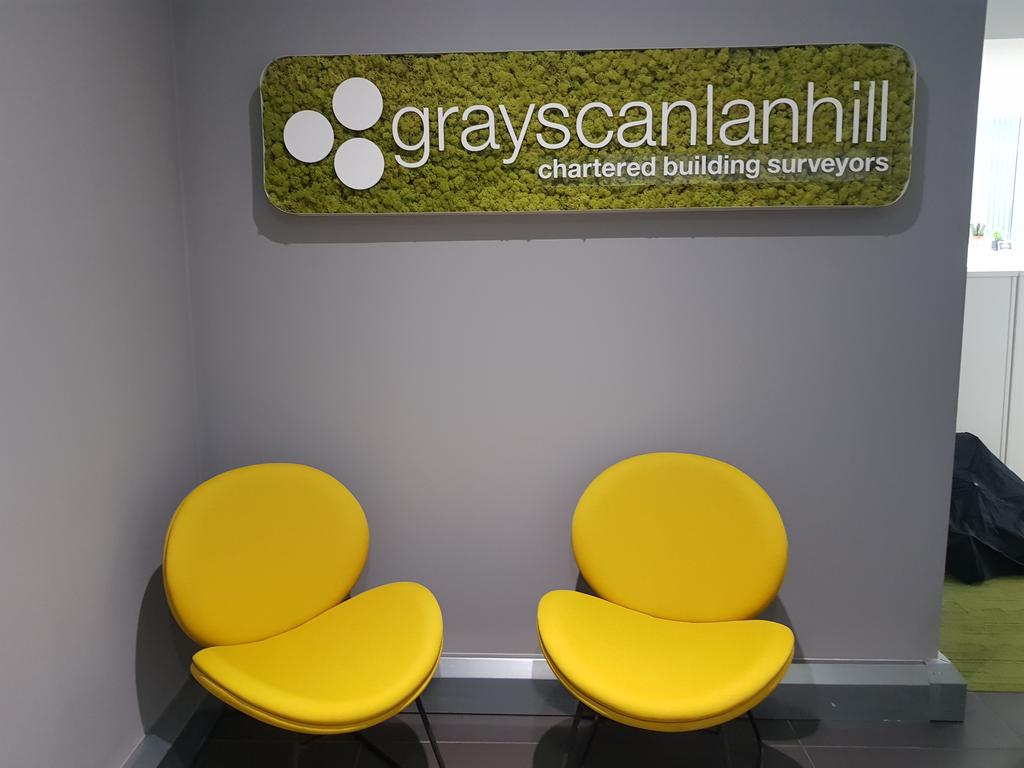Loving the swanky new chairs at <a href="/GSH_Mcr/">Gray Scanlan Hill</a>'s office in #Manchester #buildingsurveying