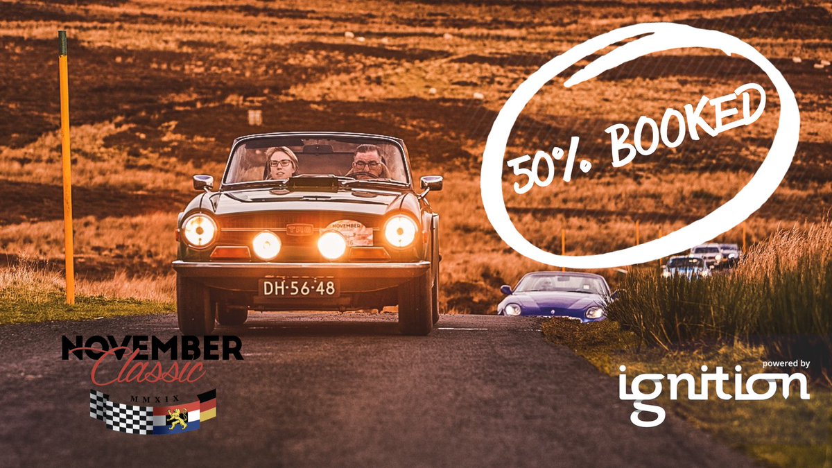 Heb jij je al ingeschreven? #rally #oldtimer #youngtimer #NovemberClassic