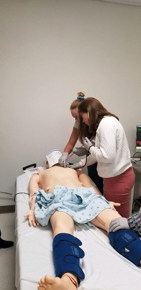 gruhncaps's tweet photo. Thank you to Allen College for providing us with this Mannequin Lab! It was a great opportunity to learn more about vital signs and other health care practices! https://t.co/QBxO27wTbv