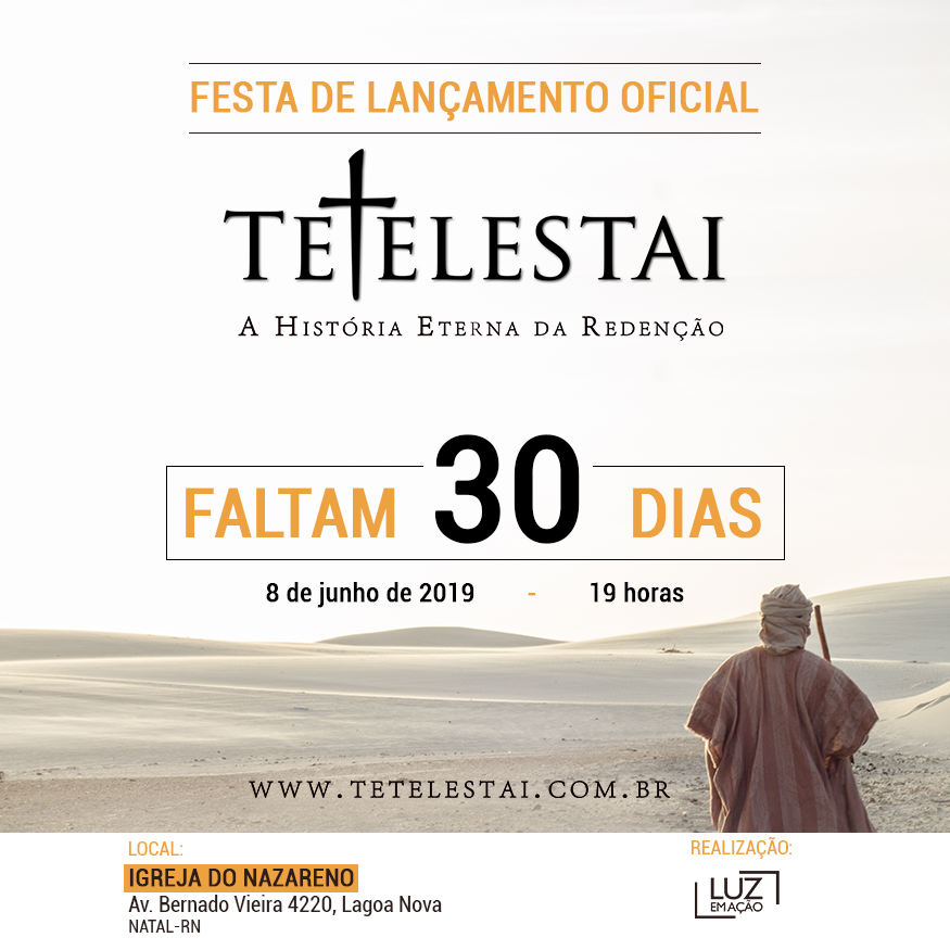 lightinaction's tweet photo. Faltam 30 dias para o lançamento do Tetelestai!
Convide seus amigos https://t.co/hwcDlLyAxd