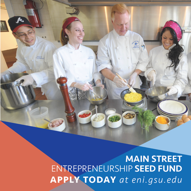 enigsu's tweet photo. Are you a @GeorgiaStateU entrepreneur in need of seed funding? ๐ธ The Main Street Entrepreneurship Seed Fund can help! Apply today at https://t.co/8HXDlf87E1 #LinkInBio #ENIGSU #TheStateWay #MarcusFoundation https://t.co/NXocWbQkXS