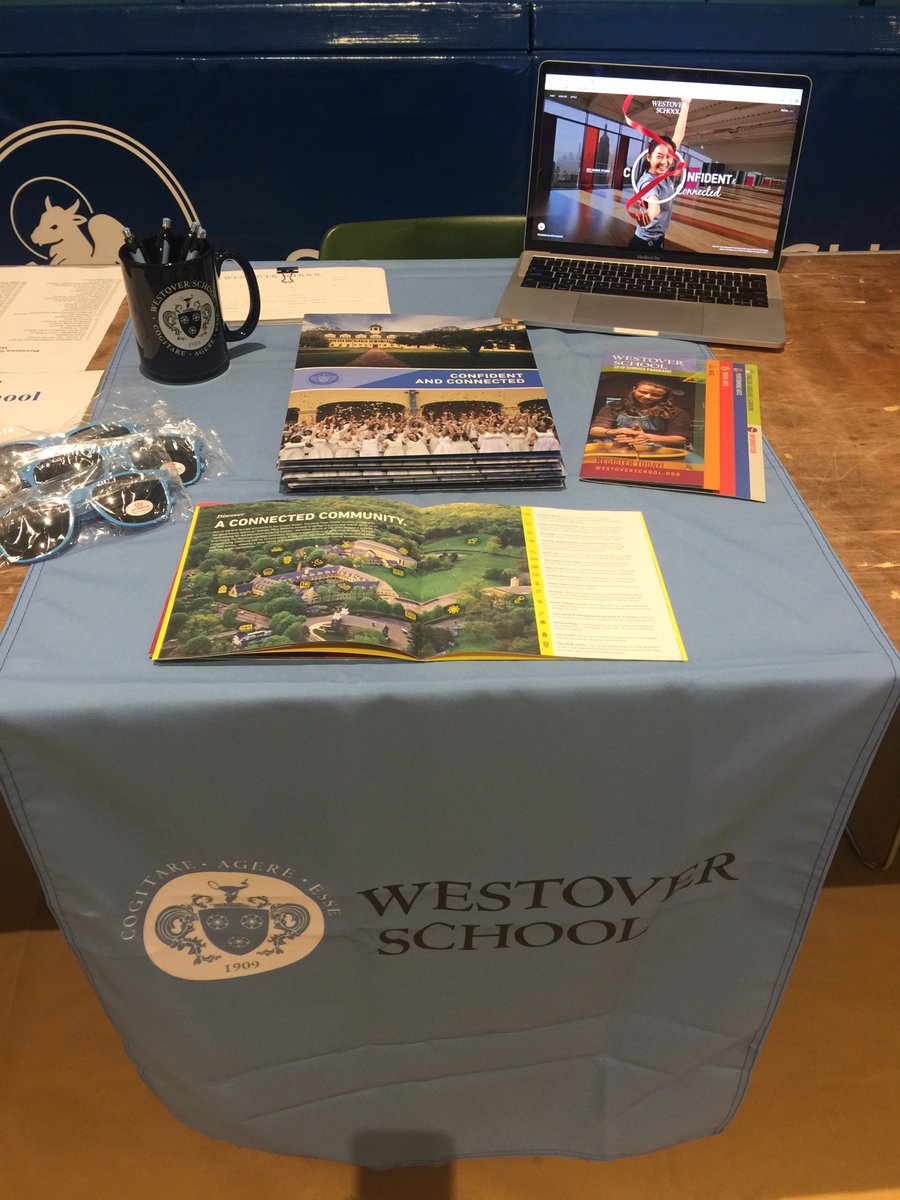 WestoverApply's tweet photo. What a great turnout of high schools and 6th and 7th-grade families at the St. Luke's school fair in Manhattan yesterday! #schoolfair #independentschool #WestoverApply https://t.co/fPrgKIfwAQ