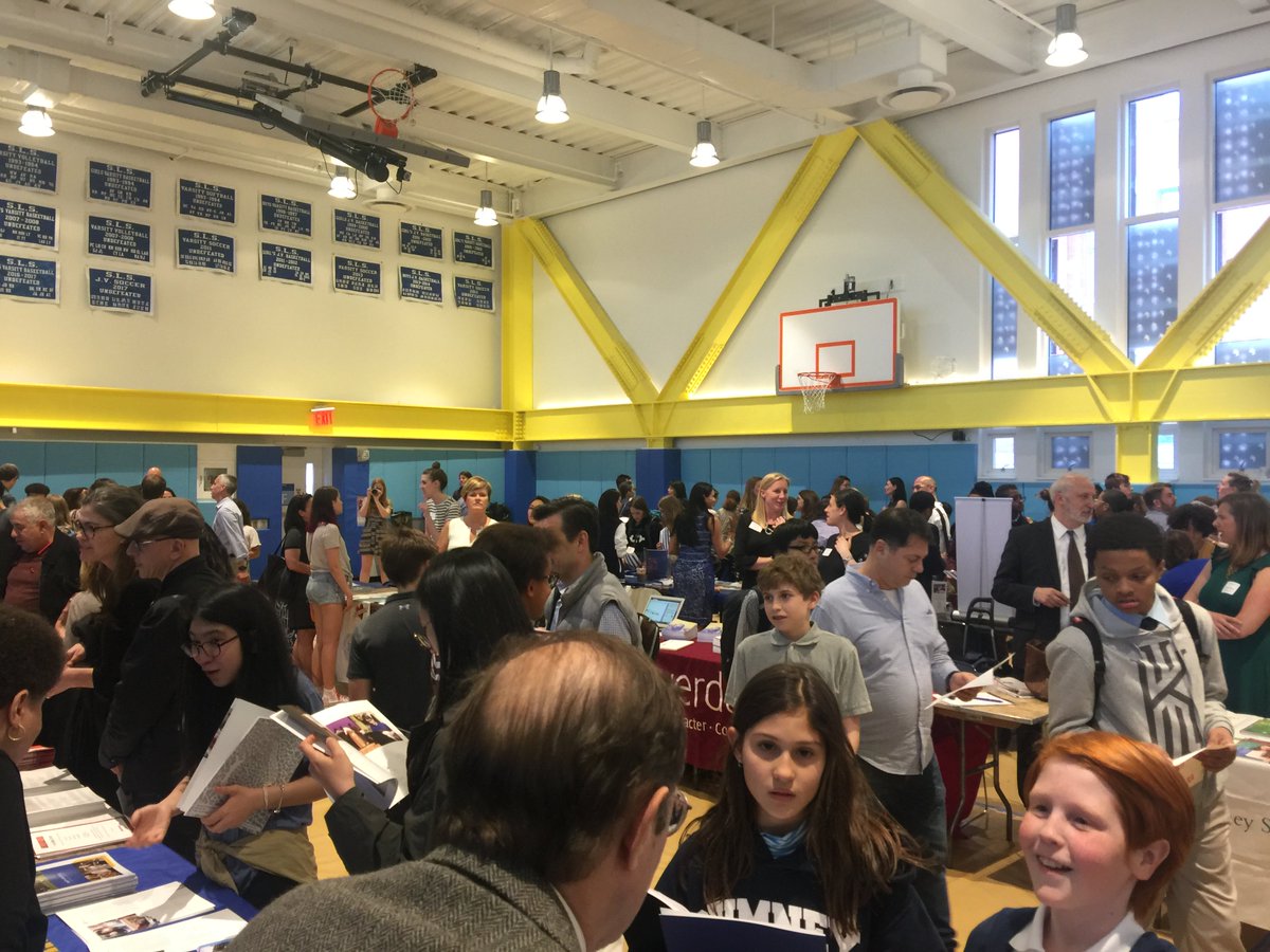 WestoverApply's tweet photo. What a great turnout of high schools and 6th and 7th-grade families at the St. Luke's school fair in Manhattan yesterday! #schoolfair #independentschool #WestoverApply https://t.co/fPrgKIfwAQ