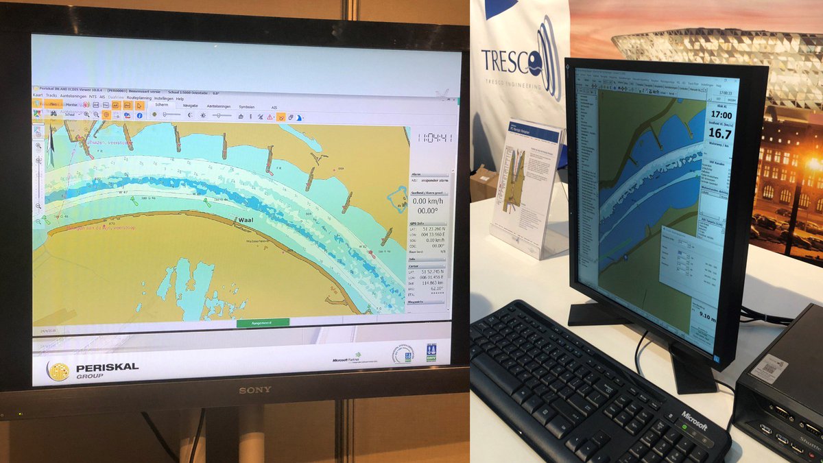Zo snel mogelijk <a href="/CoVademIWT/">CoVadem</a> data in navigatietoepassingen binnenvaart. Daar werken we hard aan.  Vandaag eerste demo's te zien bij <a href="/periskal/">Periskal</a> en <a href="/TrescoAntwerpen/">Tresco Antwerpen</a>. Bezoek ons op stand nummer i130 voor meer informatie.