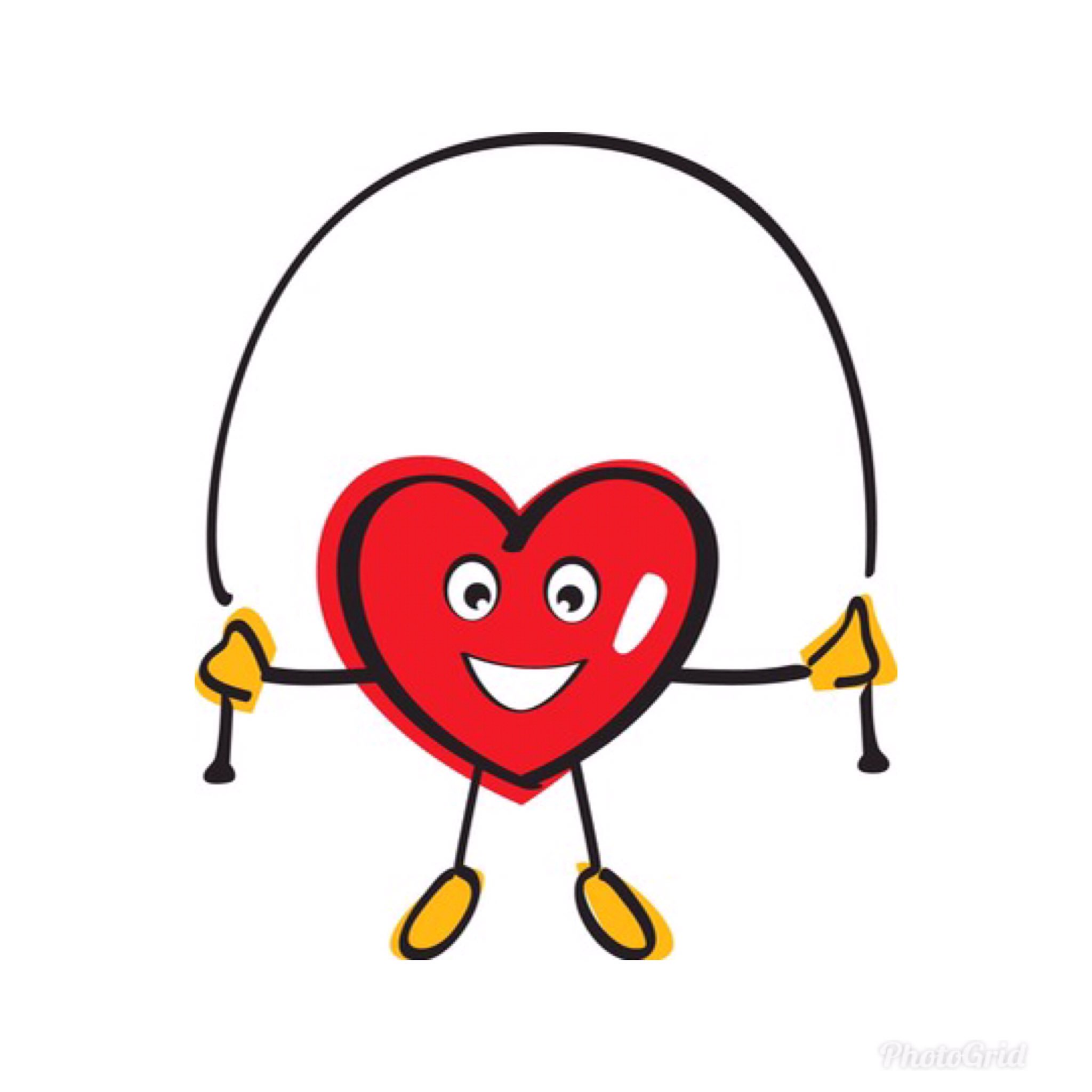 jump rope for heart clipart