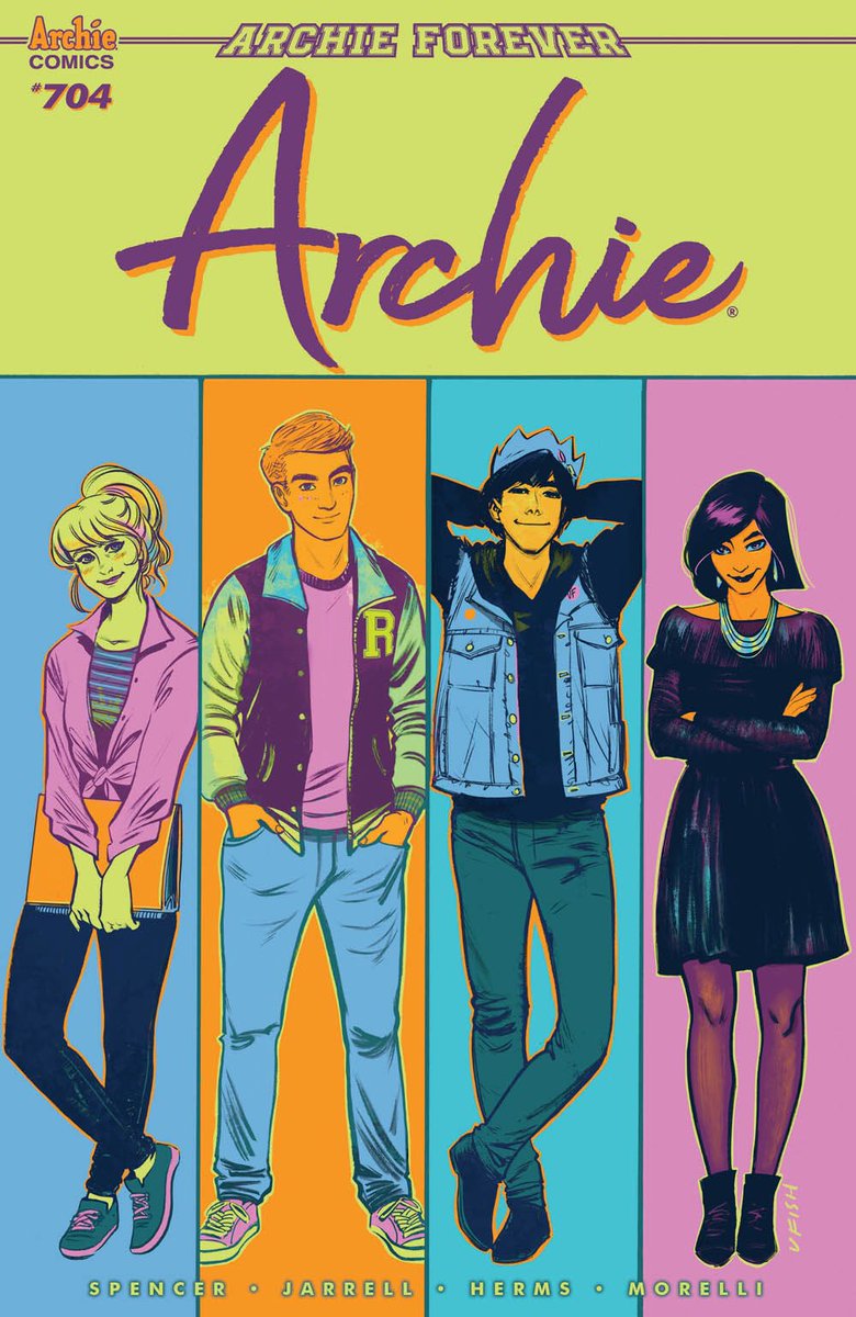 Happy #NewComicBookDay! A brand new issue of Archie is out today! By Nick Spencer, @sandy_jarrell, Jack Morelli, and colored by me! Hope you pick it up at your local comic store! 