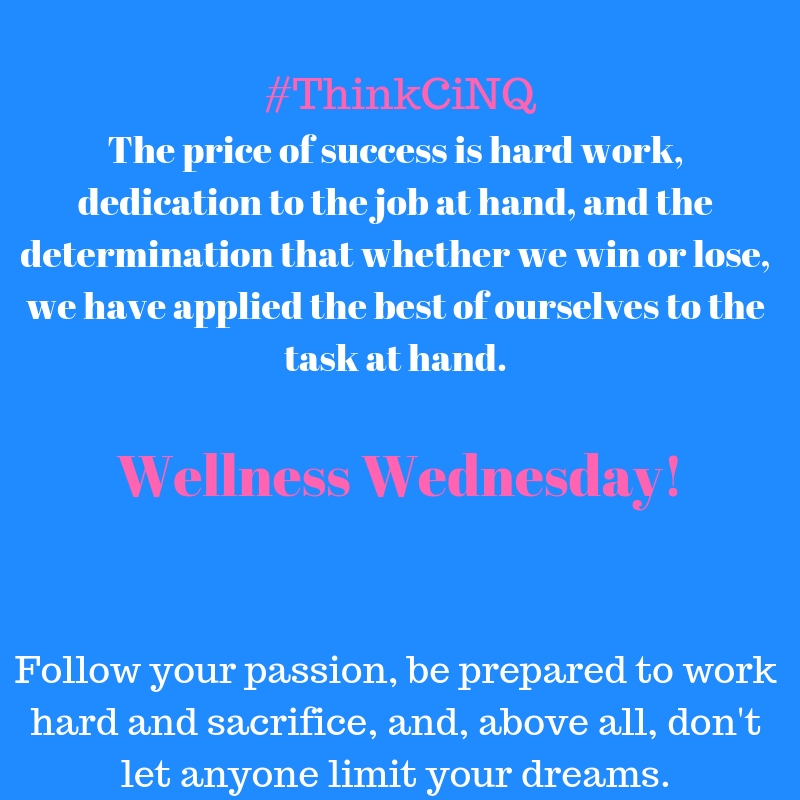 CINQRecruitment's tweet photo. Wellness Wednesday!
#ThinkCiNQ #hiring #recruiting
#staffing #marketing #employment
#sourcing #jobseekers #jobs #opportunity
#wellnesswednesday #wellness #wisdomwednesday
#wisdom #inspiration #motivation #CiNQ https://t.co/p0rsoTWyaQ