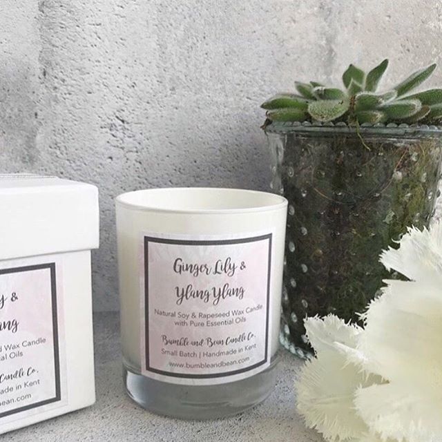 Ginger Lily &amp; Ylang Ylang Essential oil Candles ... a floral-oriental with top notes of Orange, Bergamot, Aniseed and Cypress, middle notes of Ylang Ylang and Tagette and base notes of Cedarwood and Parchouli. Available from my Etsy Shop ~ link in the bi… bit.ly/2V4WswY