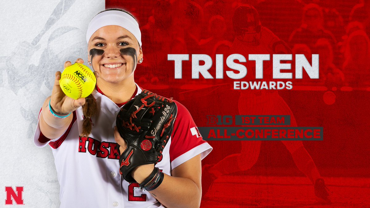 HuskerSoftball's tweet photo. Congratulations to @tristenmadison on her selection to the All-Big Ten First Team!
#MakeOurMagic #Huskers https://t.co/NCMFIS4FRa