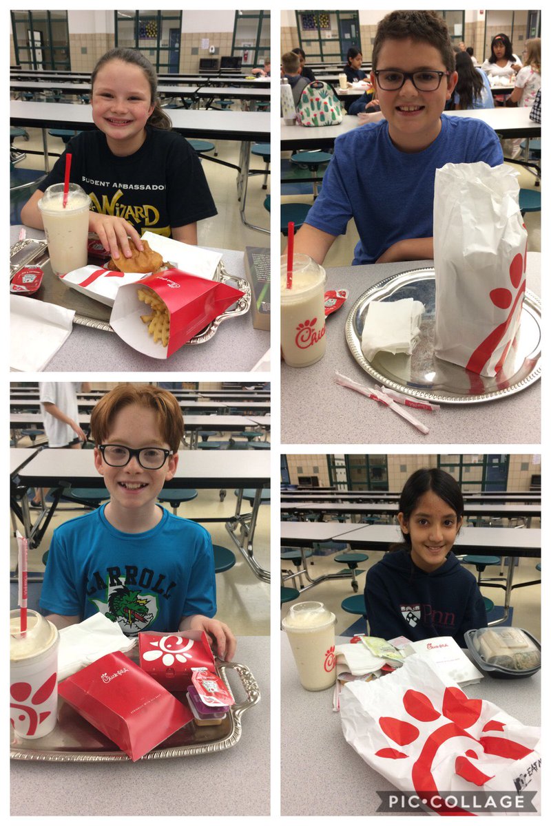 Congratulations to our revved up readers and the winners of our chick-fil-a lunch served on a silver platter! ⁦<a href="/EubanksDragons/">Eubanks Intermediate</a>⁩