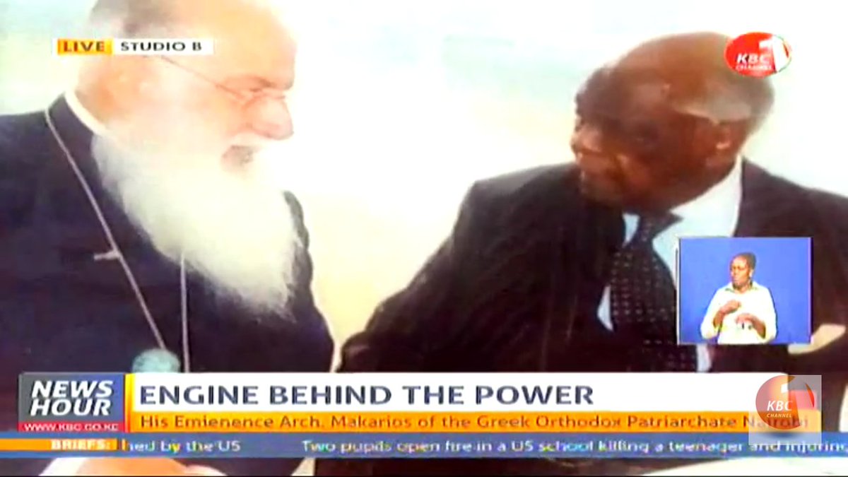 KBCChannel1's tweet photo. #EngineBehindThePower with his Eminence Arch Makarios ^CM https://t.co/ZiIUK9Ty1x