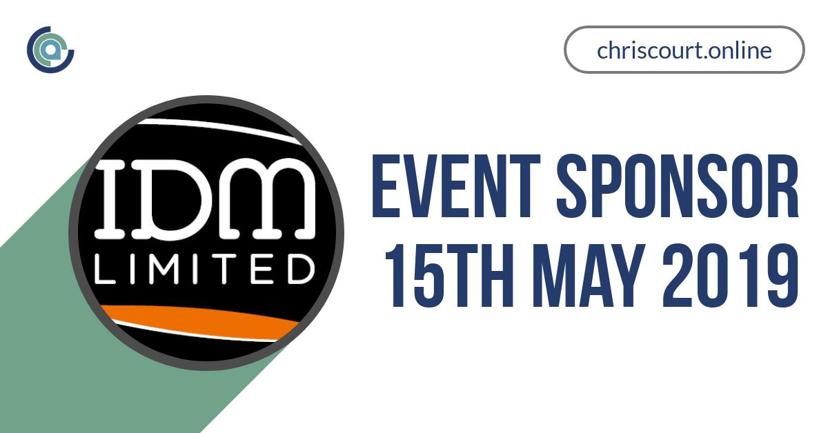 On the 15th May I will be holding a free event at the <a href="/LakesideParkHot/">Lakeside Park Hotel</a> focusing on how businesses can plan and create a manageable &amp; sustainable Digital Strategy. <a href="/IDMLIOW/">IDML I.O.W</a> are a key sponsor of the event and will be at the event showing how they can 'make you look good at work'!
