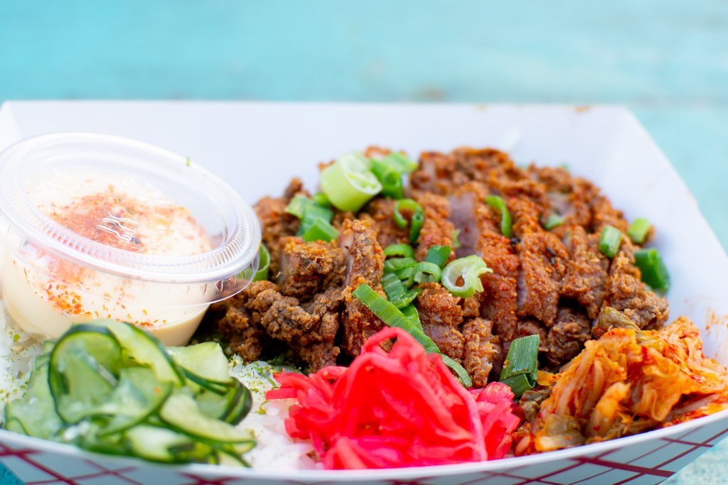 Can’t go wrong with our chicken katsu meshi! Available at both locations.