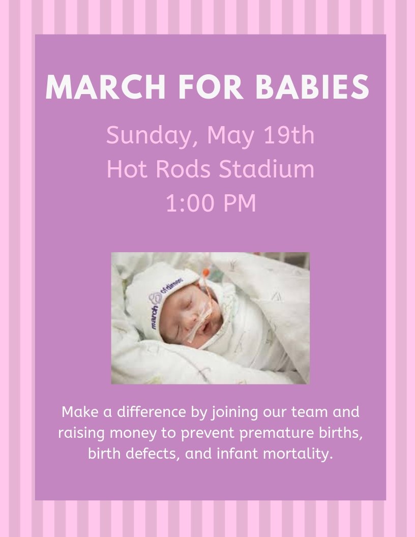 Spartans, make a difference in three easy steps...
1. Join our team! marchforbabies.org/team/southwarr…
2. Invite your friends!
3. Collect donations!
