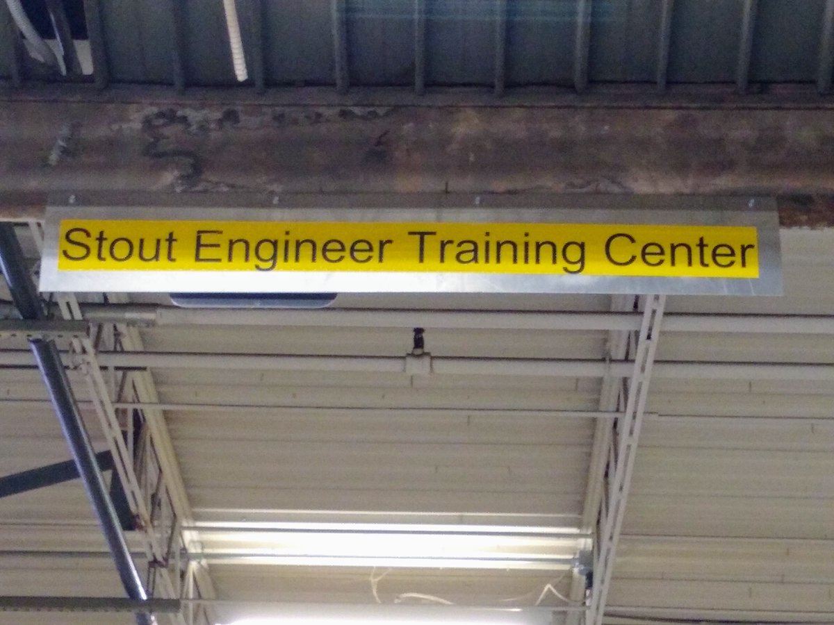 Stout_ENGR's tweet photo. The sign might be a little tongue-in-cheek, but we love the companies, such as nVent Electric, who provide valuable on-the-job training to our #StoutEngineering students every year through their outstanding internship program. https://t.co/r2gNrNoTbC