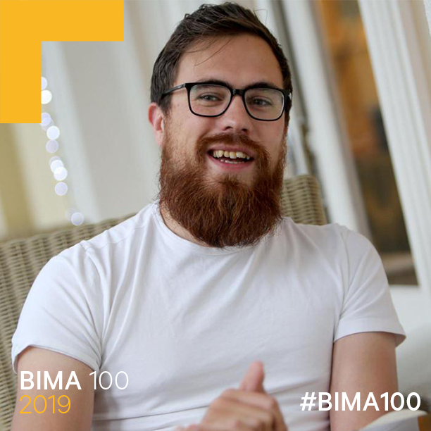 BIMA's tweet photo. We're proud as punch to have you in the #BIMA100 Dan Willis @why_digital  🕺 https://t.co/UdLAfFlqWj